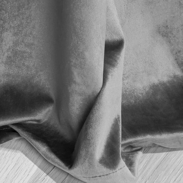 Zasłona 140 x 270 Dekoracyjna Velvet Soft Popiel