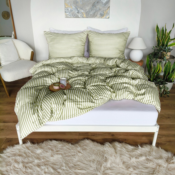 Pościel 160 x 200 3cz Mikrofibra w Pasy Eusebia Home 15