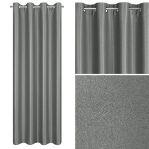 Ready Curtain Selina 140 x 250 Eyelets Steel