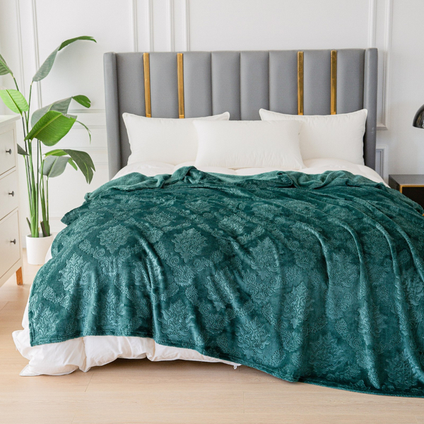 Clemente 01 Embossed Microfiber Blanket 160 x 200