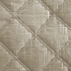 Quilted Velvet Bedspread 170 x 210 Blink6 Cream