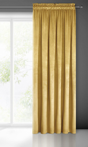 Pierre Cardini Tape Curtain 140 x 300 Mustard
