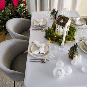 Obrus 120 x 240 Plamoodporny z Mereżką Hanah 001