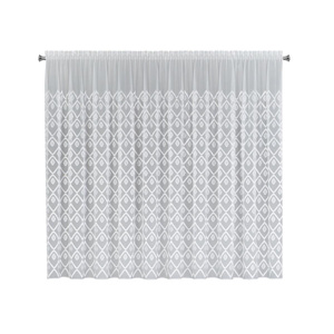 Decorative Curtain Mia 360 x 140 Tape White