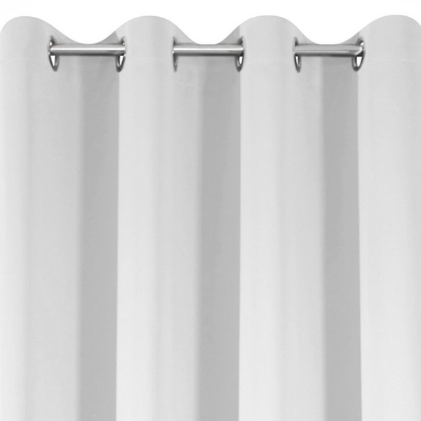 Zasłona 135 x 250 Dekoracyjna Blackout Logan Biel