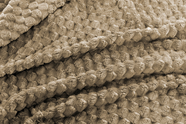 Koc 200 x 220 Mikrofibra Tłoczona Pluszowa Ala Plastry 3D 02