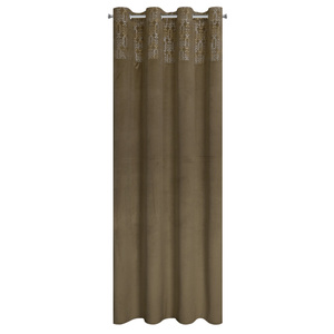 Curtain 140 x 250 Decorative Liza Beige+Gold