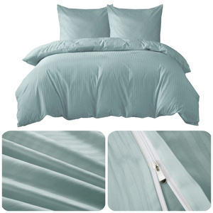 Bedding 220 x 200 3pc Cotton Adamash Sage