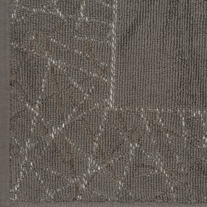 Bathroom Rug 50 x 70 Cotton Nika 06 Graphite