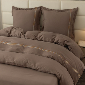 Pościel 140 x 200 2cz Gładka Z Haftem Lumera 03