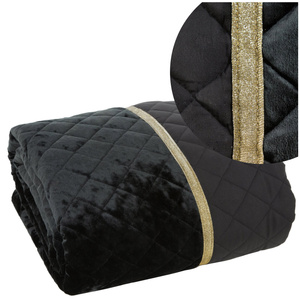 Narzuta 220 x 240 Dekoracyjna Kristin Czarna