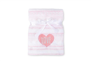 Kocyk 75 x 100 Mikrofibra z Haftem Ricco RI4A