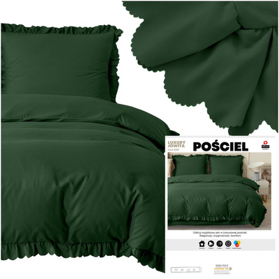 Pościel 220 x 200 3cz z Falbaną Luxury Jowita 05
