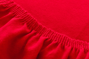 Jersey sheet with elastic 016_D Red 200x220
