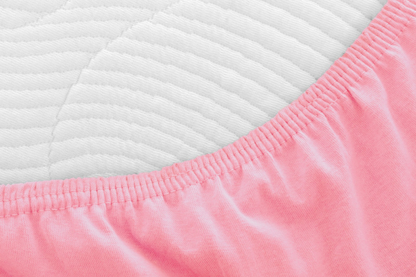 Jersey Bed Sheet with Eraser 012_D Light Pink 140x200