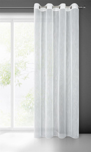 Decorative Curtain Monic 140 x 260 Splits White