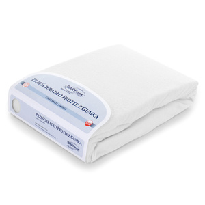 Terry sheet with elastic 001_D White 60x120