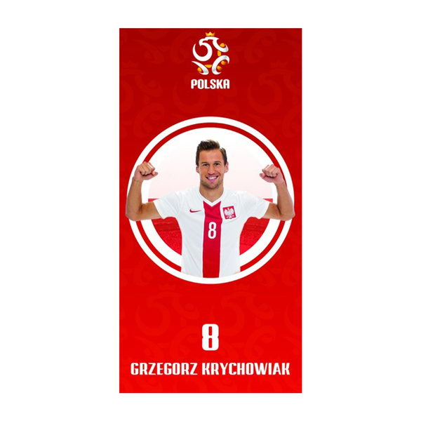 Ręcznik Kąpielowy Dziecięcy Licencja 450 PZPN Krychowiak 70x140 70x140