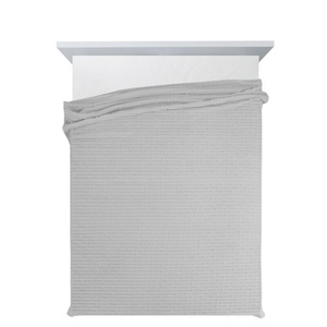 Koc 170 x 210 Mikrofibra Tłoczona Lisa Srebrny