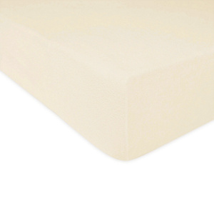 Terry sheet with elastic 018_D Ecru 180x200