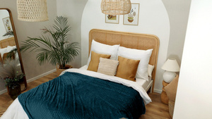 Blanket 200 x 220 Microfiber Embossed Plush Ala Circle 3D 01