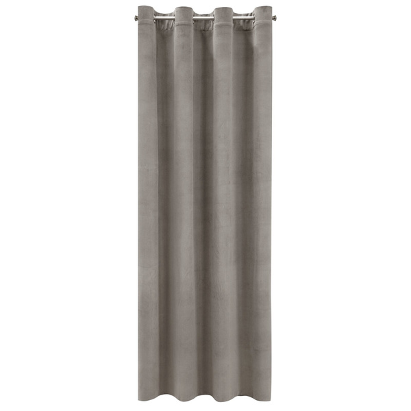 Zasłona 140 x 250 Dekoracyjna Welwet Milo Popiel