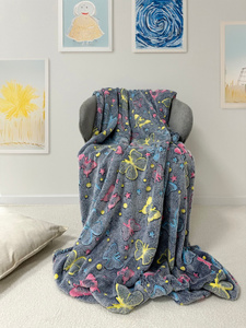 Blanket 150 x 200 Microfiber Fluorescent Peter 05