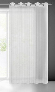 Decorative Curtain Emma 290 x 145 White Spillover