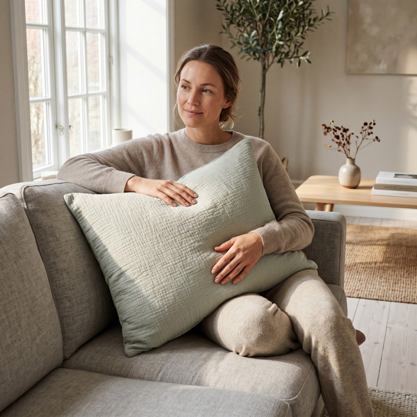 Poszewka 50 x 70 Muślinowa Bawełniana Velia 04