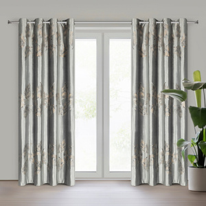 Curtain 140 x 250 Velvet Eyelets Idalia Silver