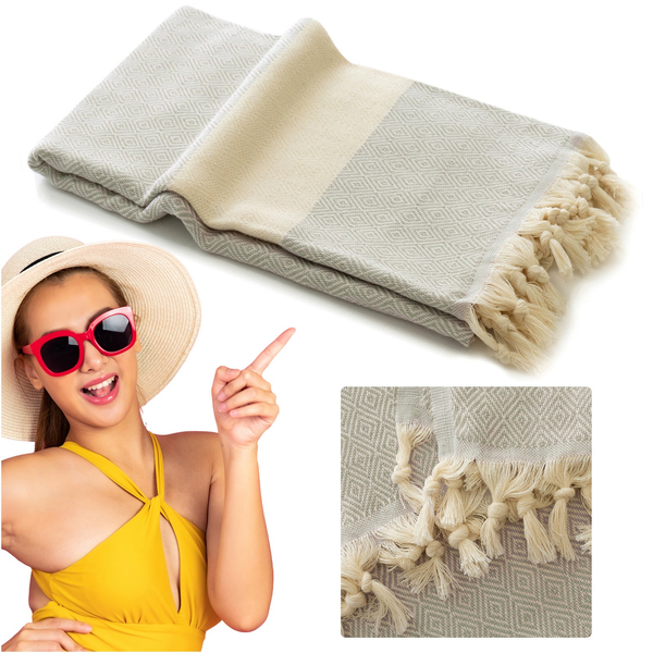 Ręcznik 100 x 180 Kąpielowy Peri Hamam Elmas 05