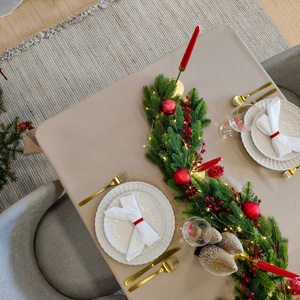 Tablecloth 140x260 Stain-Resistant Surbo Beige