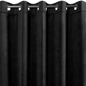 Curtain 140 x 250 Ready Decorative Villa1 Black