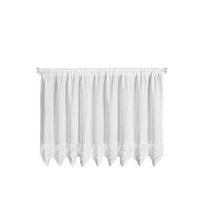 Decorative curtain Isaac on tape 60 x 150 White
