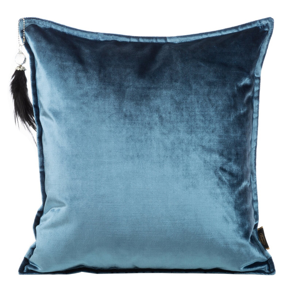 Poszewka 45 x 45 Royal Welwet 5 Dekoracyjna Niebie