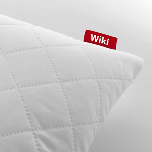 Pillow 50 x 80 Quilted Granulate with Zipper Wiki