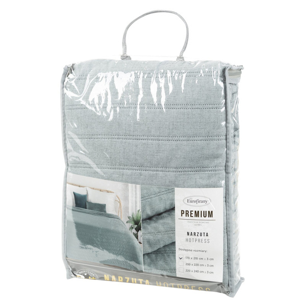 Narzuta 220 x 240 Pikowana Selen Szałwia