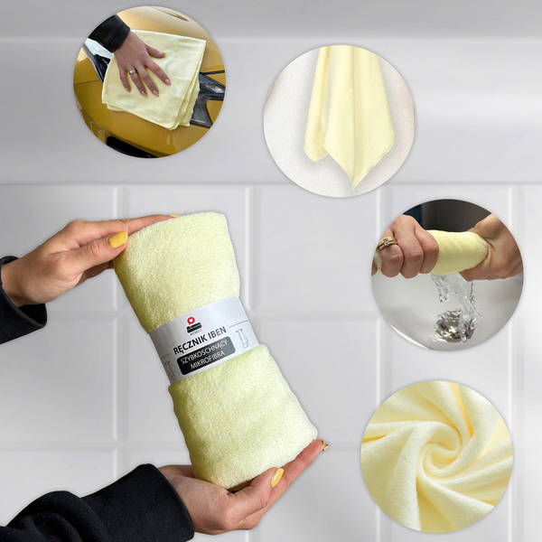 Towel 70 x 140 Quick-Drying Microfiber Iben 13