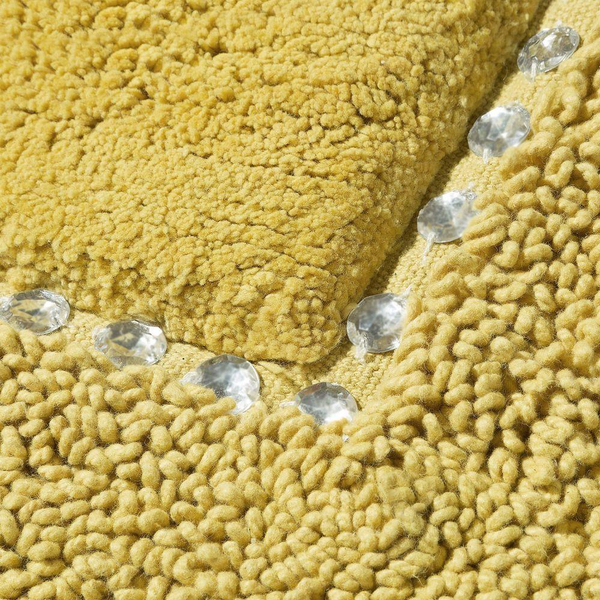Cotton Rug 60 x 90 Chic Mustard