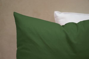 Cotton pillowcase 50 x 50 Uniform Ola Bottle Green