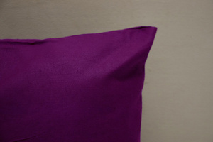 Cotton pillowcase 50 x 70 Uniform Ola Plum Purple