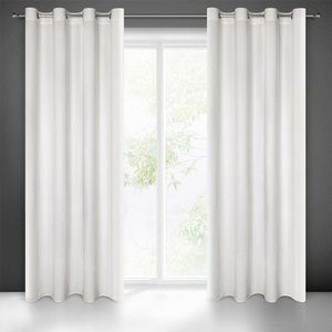 Curtain 140 x 250 Decorative Velvet Milo White