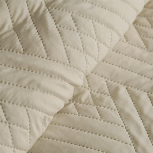 Bedspread 170 x 210 Quilted Decorative Boni1 Cream