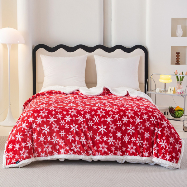 Koc 200 x 220 Mikrofibra Świąteczna Hayat 101