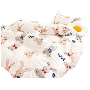 Bedding 160 x 200 3 pcs Cotton Satin no. A1788