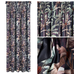 Zasłona Velvet Nikol Na Taśmie 140 x 270 Grafitowy