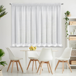 Firana 350 x 155 Dekoracyjna Gotowa Kaja Biały