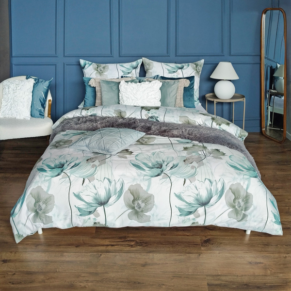 40 x 40 Decorative pillowcase Melanie Blue