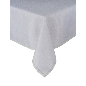 Tablecloth 140 x 280 Stainproof Glamour Silver 409S