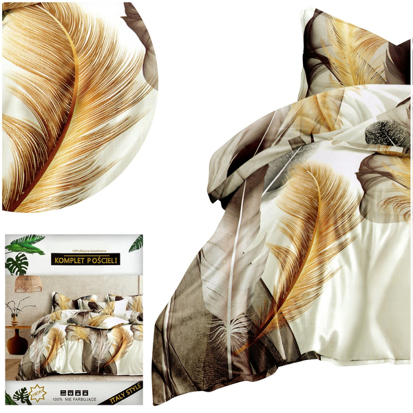 Pościel 160 x 200 3cz Satynowa Dalwin 965